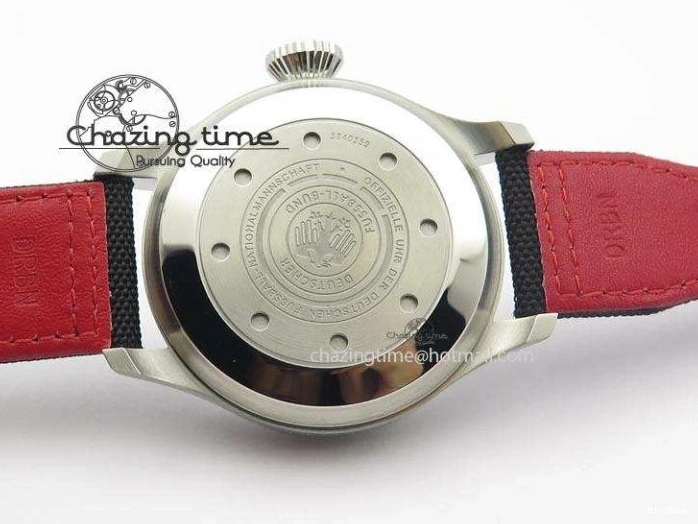 MIROTIME 0215 Big Pilot Real PR IW500432 DFB Limited Edition ZF 1:1 Best Edition On Black Nylon Strap A Fashionable 7276